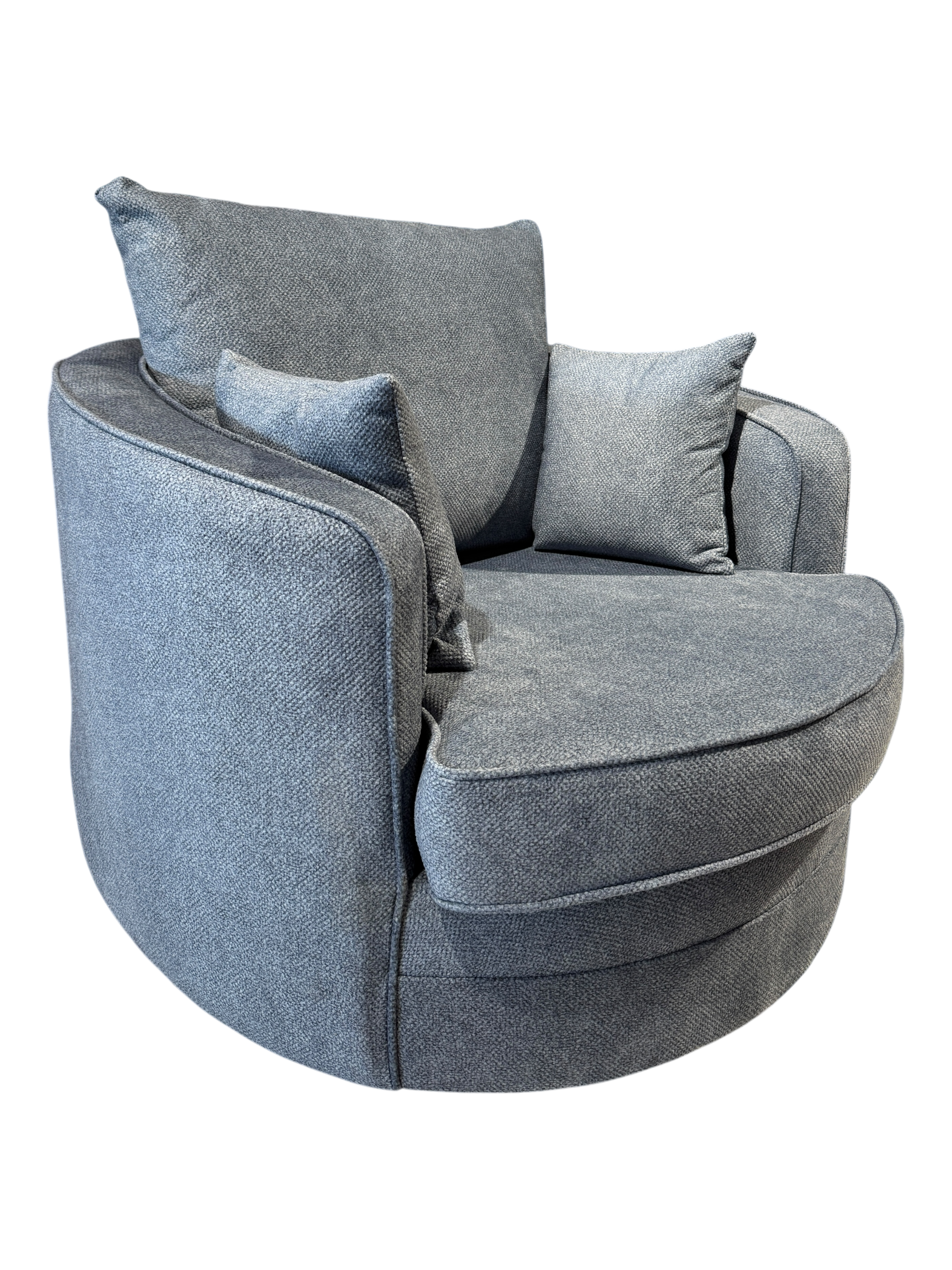 Gabby Bubble Blue Swivel Chair