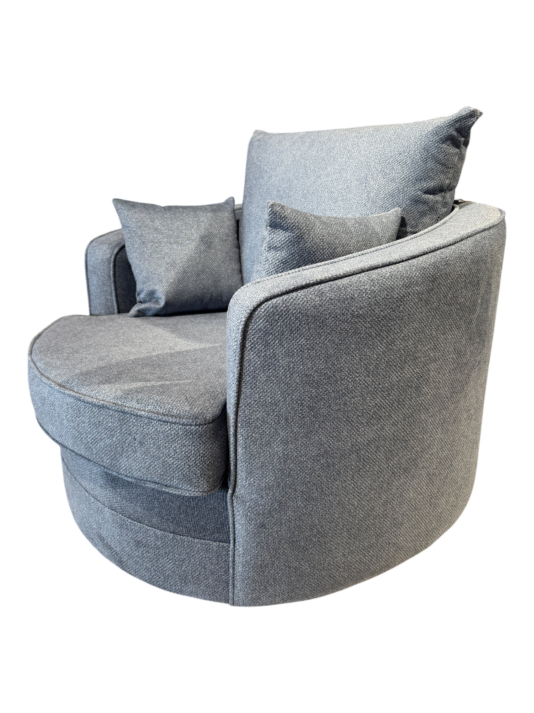 Gabby Bubble Blue Swivel Chair