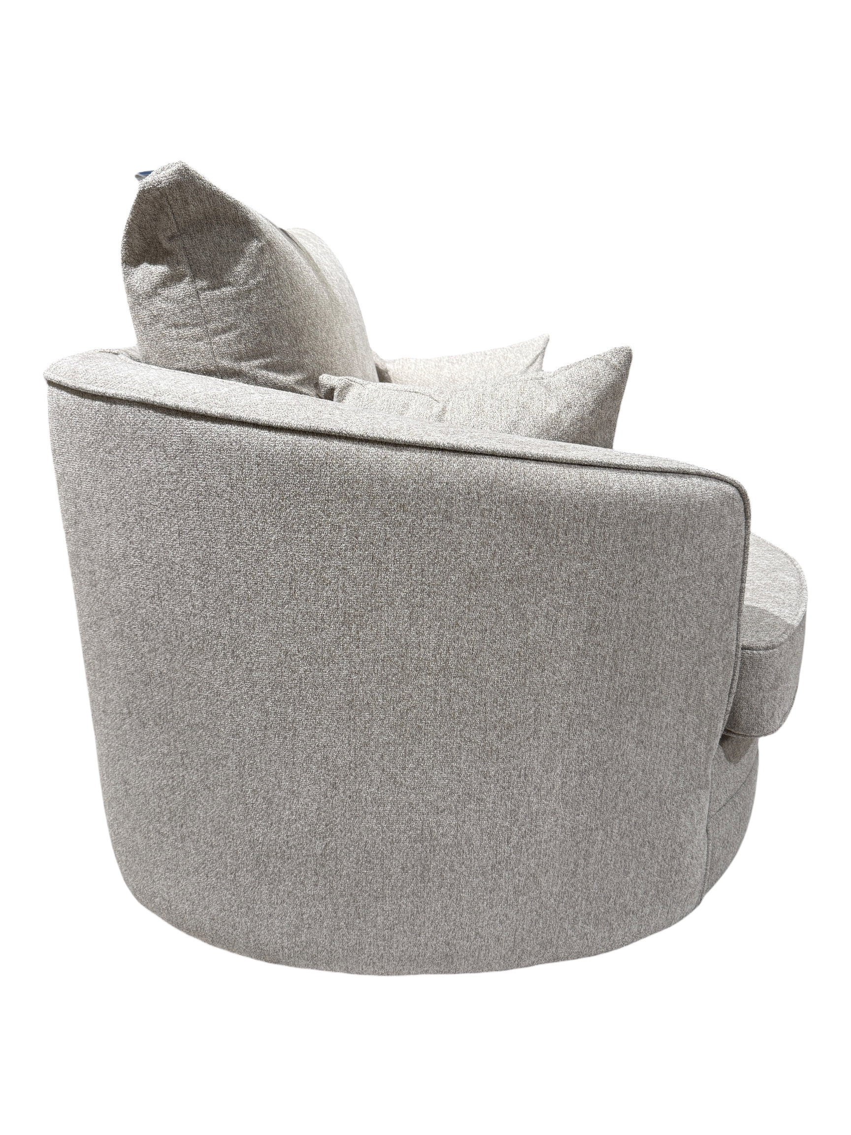 Gabby Linen Beige Swivel Chair