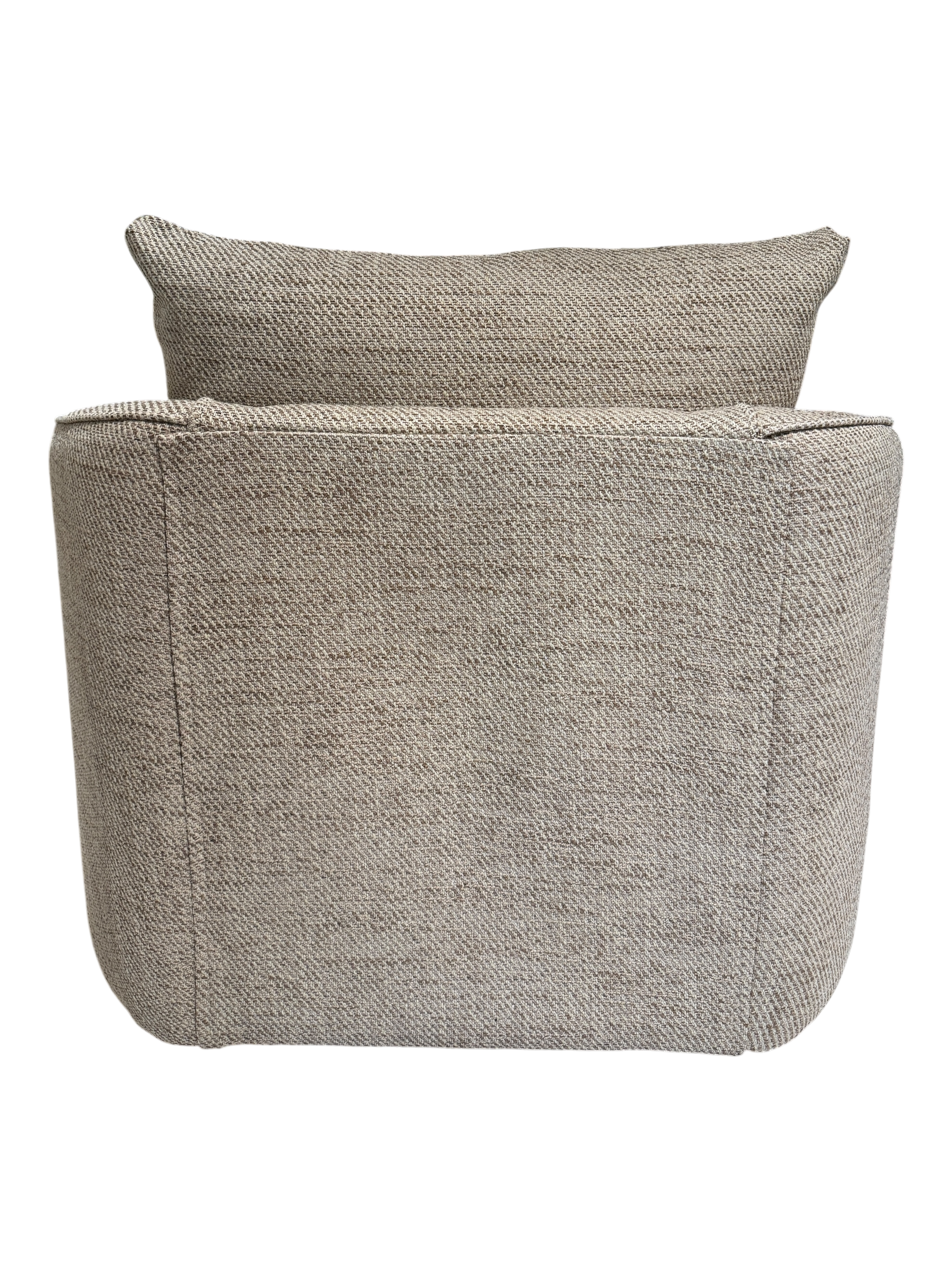 Gabby Tweed Caramel Swivel Chair
