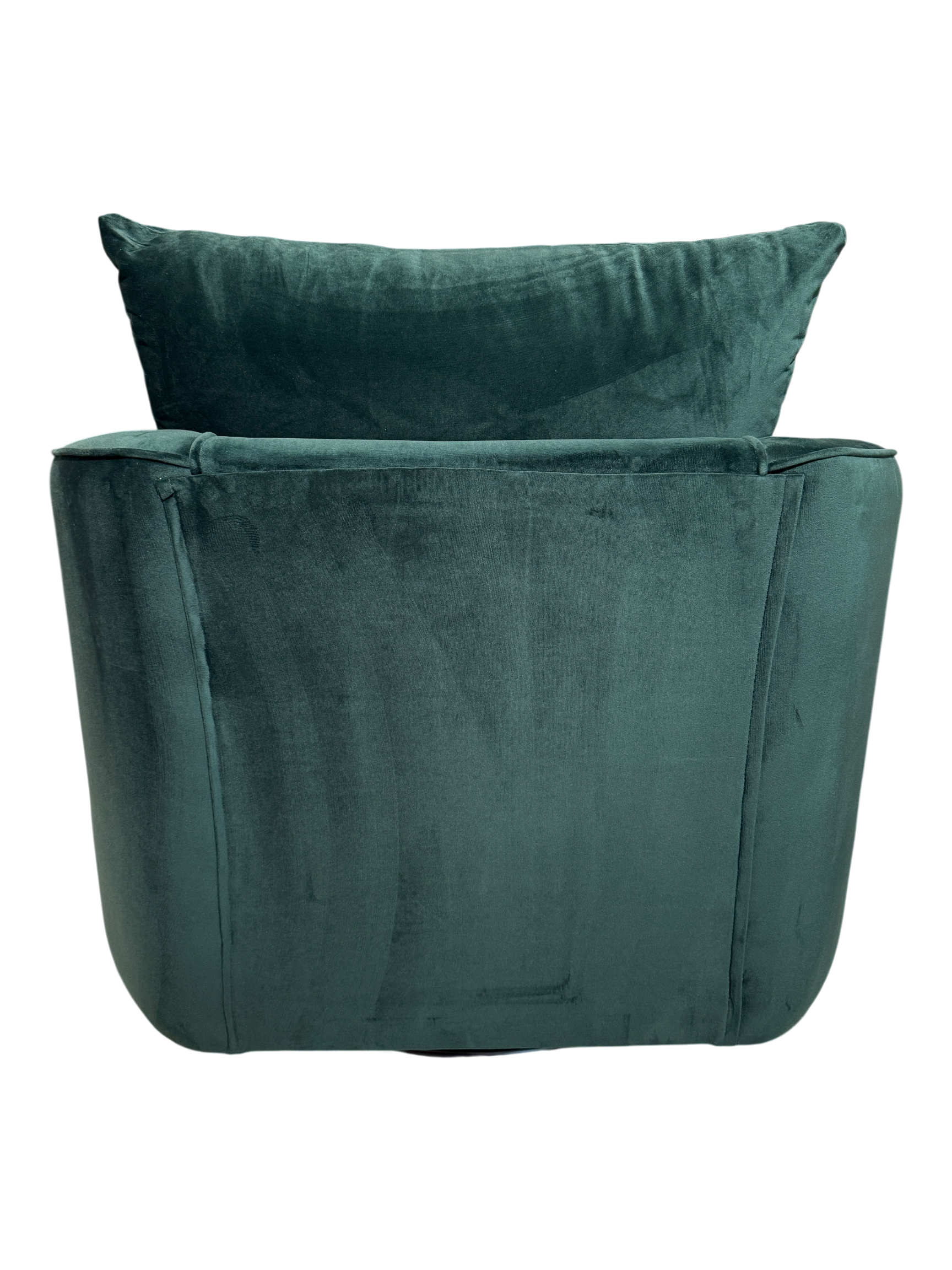 Gabby Velvet Dark Green Swivel Chair