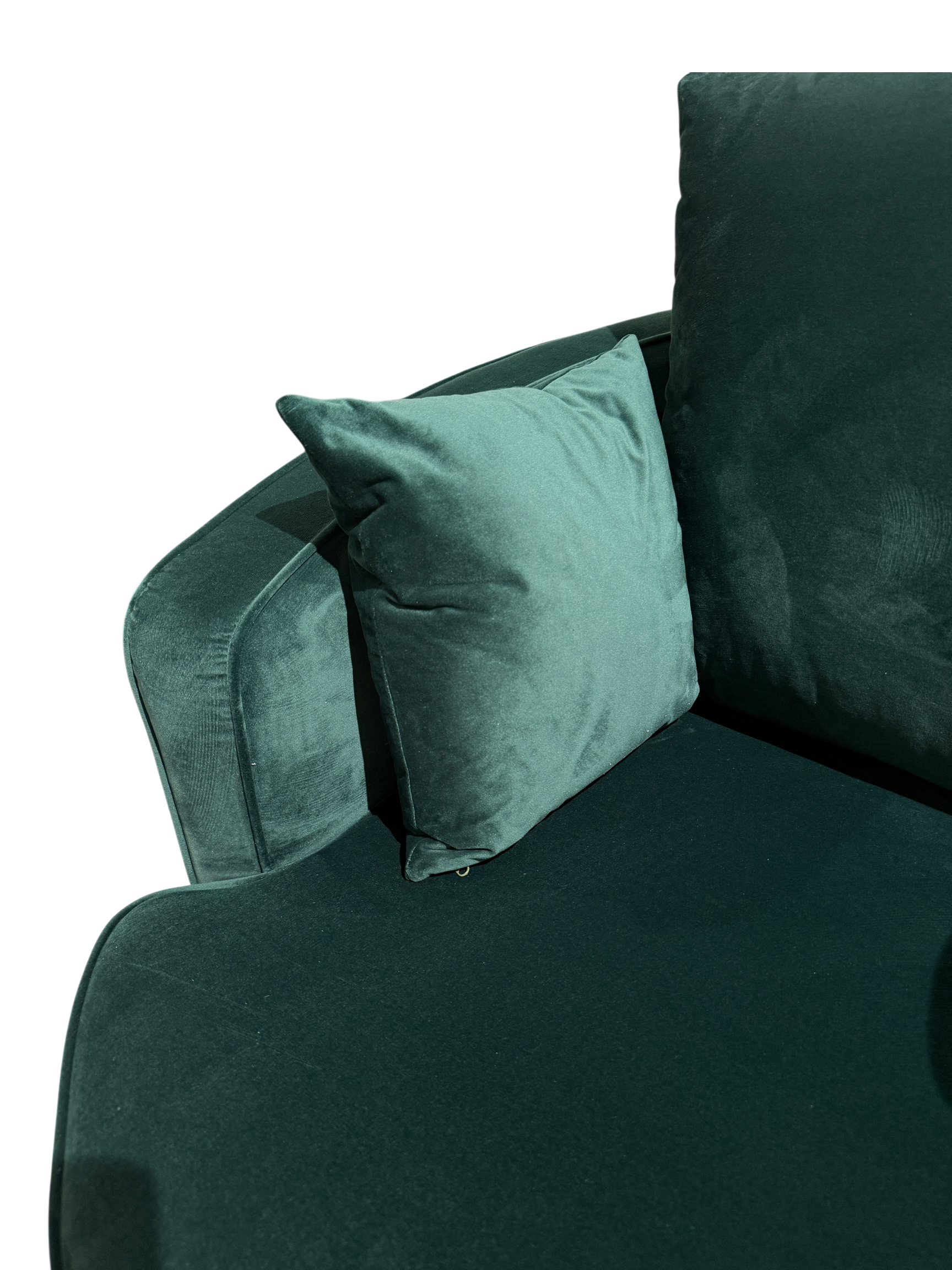 Gabby Velvet Dark Green Swivel Chair