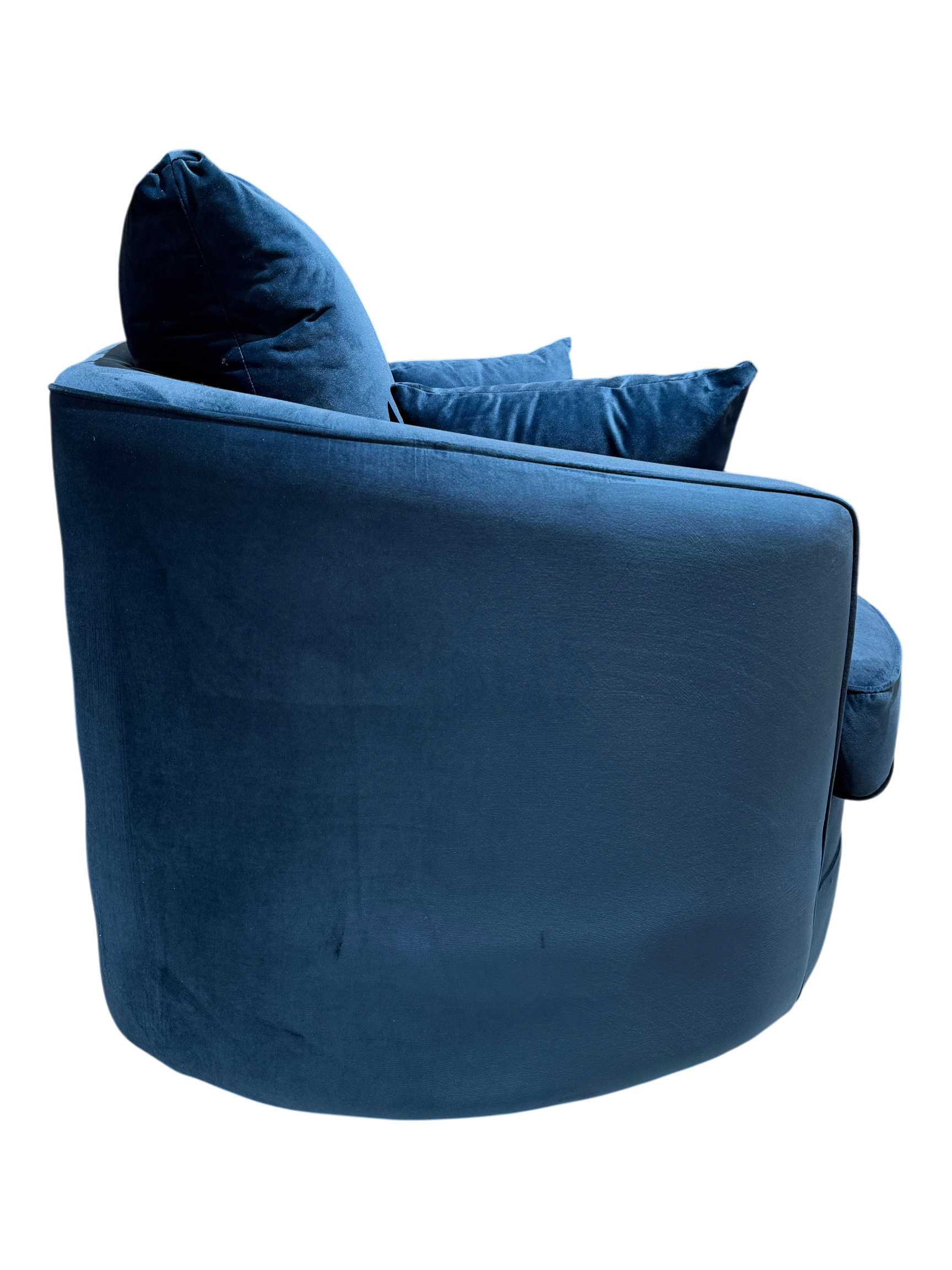 Gabby Velvet Navy Swivel Chair