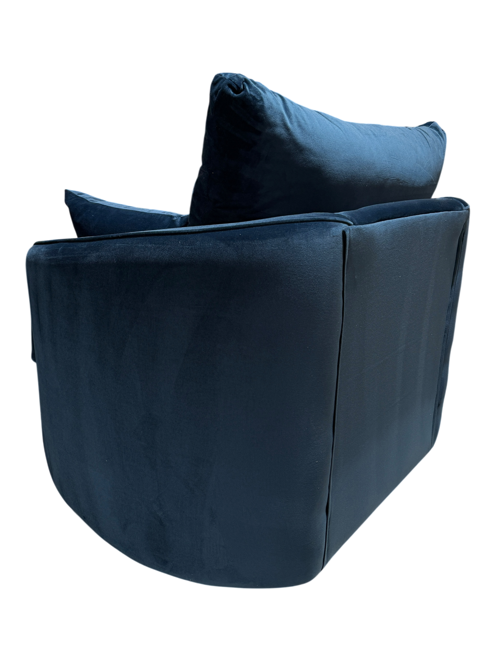 Gabby Velvet Navy Swivel Chair