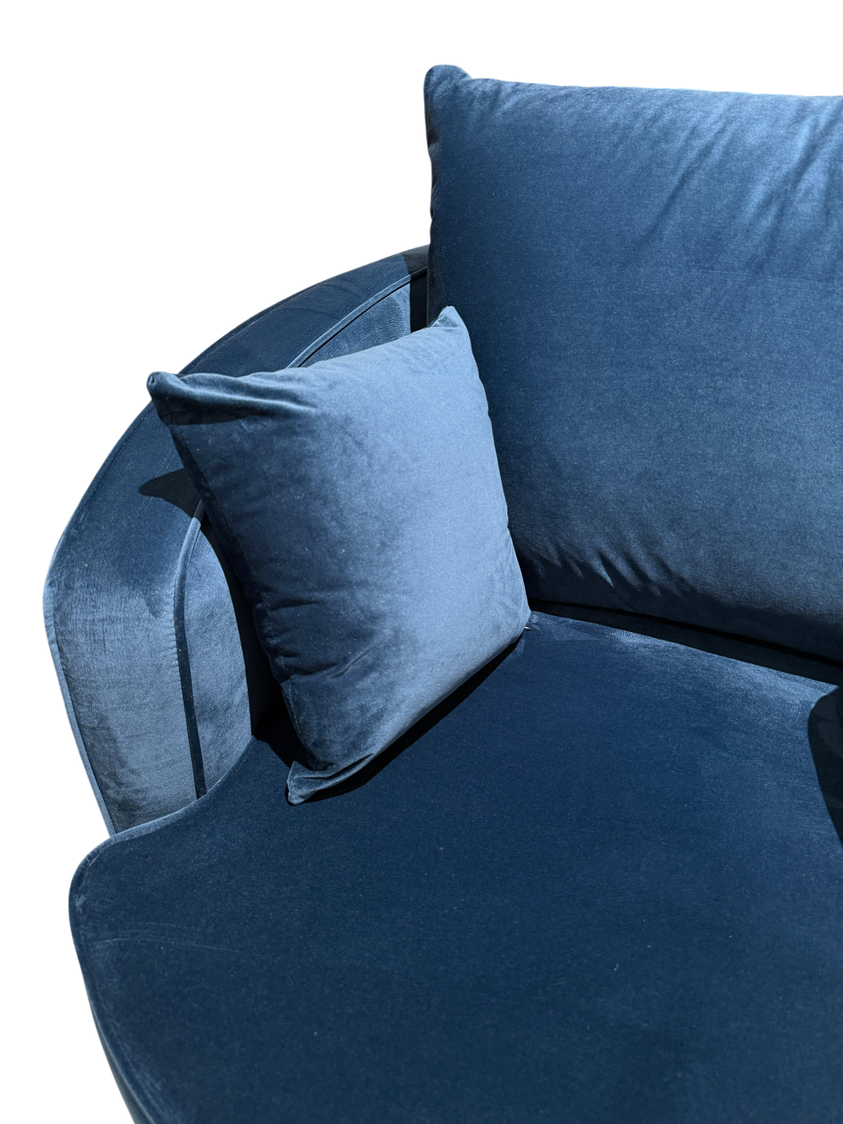 Gabby Velvet Navy Swivel Chair