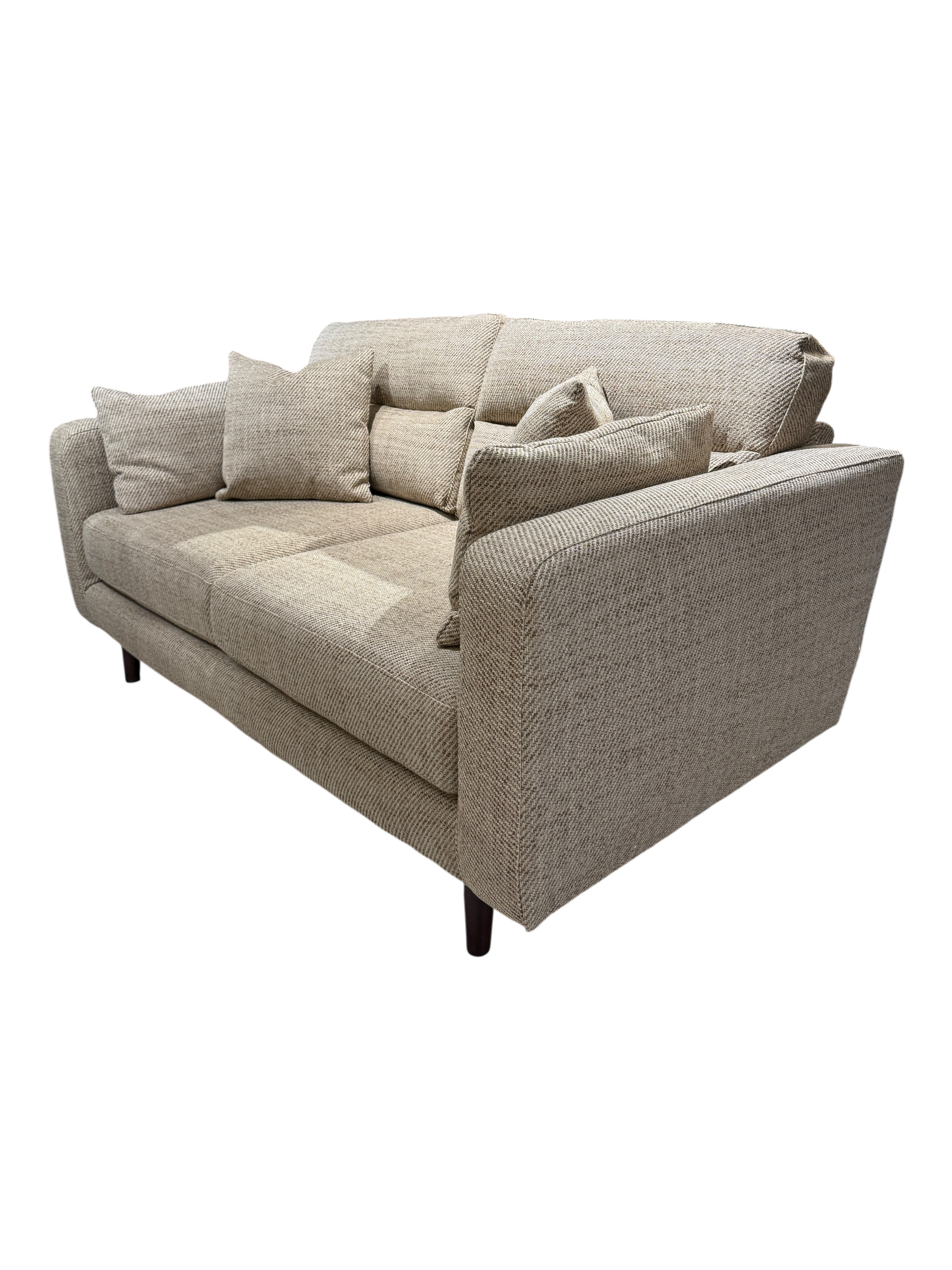 Sydney Tweed Caramel 3 Seater Sofa