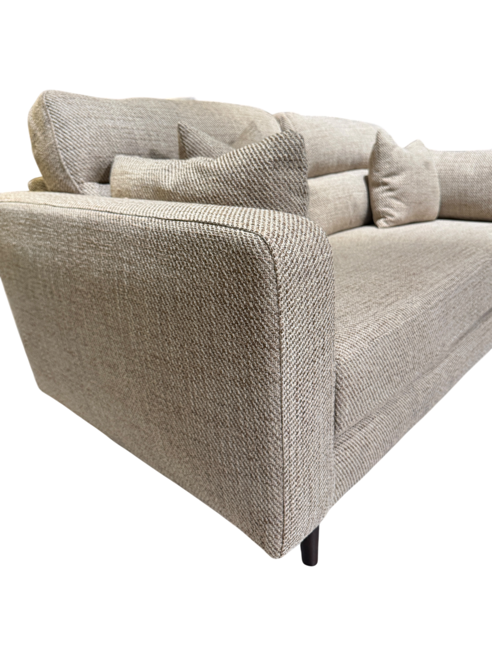 Sydney Tweed Caramel 3 Seater Sofa
