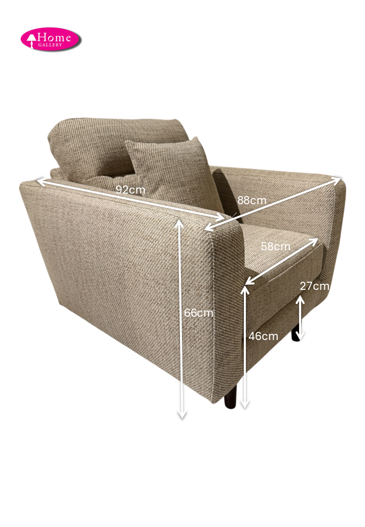 Sydney Tweed Caramel Chair
